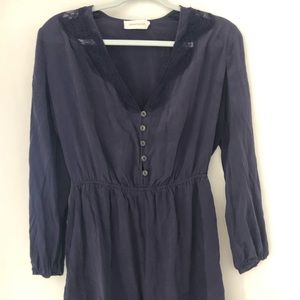 Zimmerman silk romper! Deep purple, lace